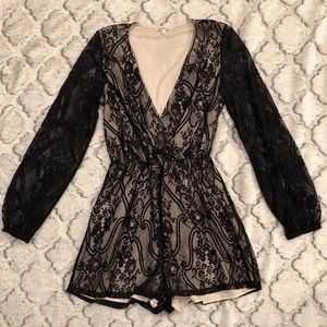 Lace romper